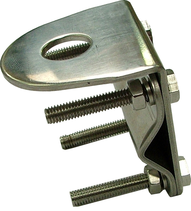 Mirror mount clamp mount bracket, 304 stainless steel, 20mm maximum diameter - 16mm hole