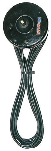 Magnetic base XB base cable assembly - 4.7m RG58A/U, 6mm thread - 105mm dia.