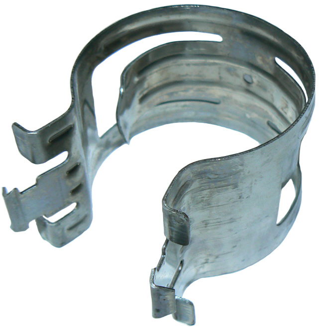 Pack of 10 304 stainless steel 'snap-in' coaxial cable hangers for 1-5/8" coaxial cable - ZCG1580