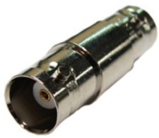BNC female to BNC female straight intra-series adaptor, DC-4 GHz, 50 Ohms - silver plated