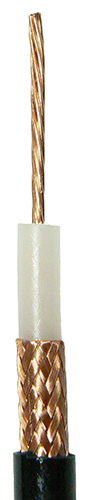 RG213 stranded core, solid PE dielectric, coaxial cable, DC-1 GHz, 50 Ohm - 100 metre roll