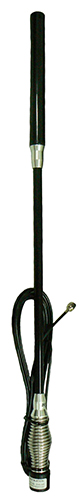 Satellite phone communications antenna, 1616-1626.5 MHz, 25W, TNC male, 10m cable, 3 dB - 800mm
