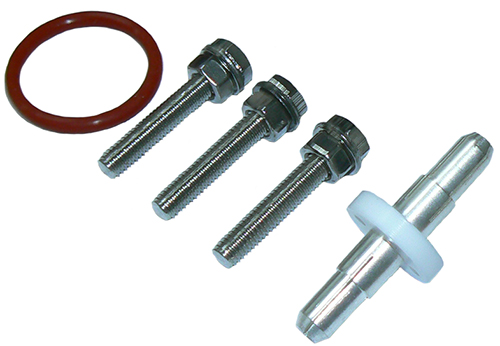 7/8" EIA connector/adaptor joining kit - incl. 1 silver plated bullet + O-ring + 3 bolts/nuts/washers