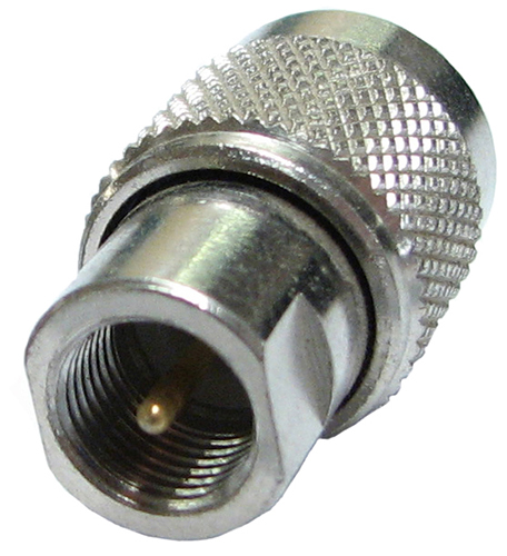 FME male to TNC male straight inter-series adaptor, DC-2 GHz, 50 Ohms - nickel plated