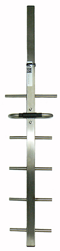 6 element square boom 4G cellular Yagi antenna, 304 stainless steel, 890-960 MHz, 50W, N-type female, 250mm cable, 9 dBd - 750mm