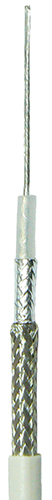 RG58A/U white, stranded core cable, solid PE dielectric, DC-1 GHz, 50 Ohms - 300m roll