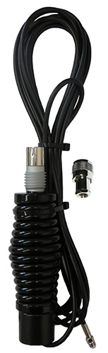 ZN3 super heavy-duty black 'barrel' spring base, x-large, UHF male connector, suits ZN3 -11 or -12 series