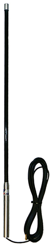 Omnidirectional dualband 4G/ISM 900 MHz collinear antenna, 825-960 & 1710-2190 MHz, 30W, SMA male, 10m cable, 6.2 & 3 dBi - 1m