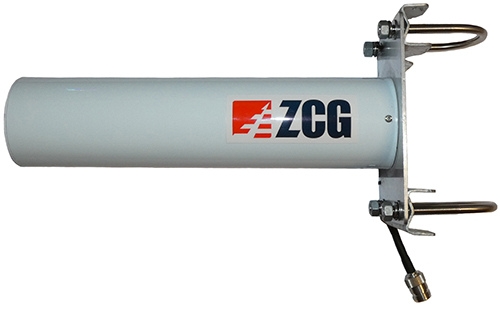 High gain directional WiFi/wireless data radome enclosed 9 element Yagi antenna, 2.4-2.5 GHz, 25W, N-type female, 11.3 dBi - 300mm