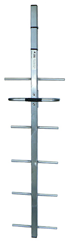 UHF 6 element square boom scaled Yagi, aluminium, 520-700 MHz, specify 20 MHz, 150W,  N-type female, 250mm cable, 9 dBd - 920mm