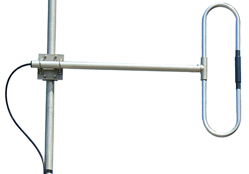 Broadband VHF high band sidemount dipole, PIM rated, aluminium, 136-174 MHz, 250W, N-type female, 1m cable, 0 dBd - 785mm