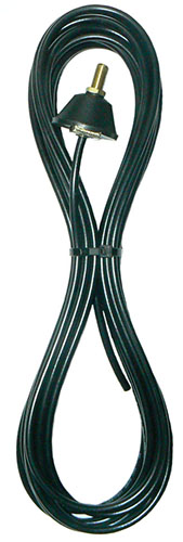Australian standard OB base with 8.0m RG58A/U, no connector supplied, 5/16"-26 brass male thread
