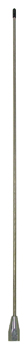 VHF tapered whip, 17-7PH stainless steel, 144-174 MHz, field trim, 5/16"-26 brass female thread, 50W, 2.1 dBi - 550mm