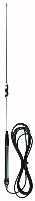Ground independent UHF elevated feed antenna, 420-440 MHz, 50W, UHF male PL259, 5m cable, 6.2 dBi - 890mm