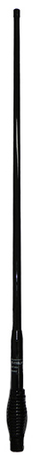 All-black UHF CB Radio detachable antenna, 477 MHz, 100W, UHF male PL259, 5m cable, 6.6 dBi - 1.2m
