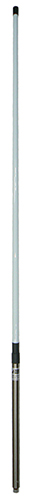 Omnidirectional dualband 4G mobile phone collinear antenna, white, 825-960 & 1710-2190 MHz, 30W, N-type female, 6.2 & 3 dBi - 1.4m