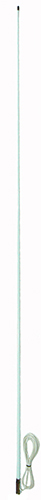 Omnidirectional AM/FM radio receive marine deck mount antenna, white, Car radio male plug to FME male plug adaptor, 4.5m RG58A/U, receive only - 2.4m