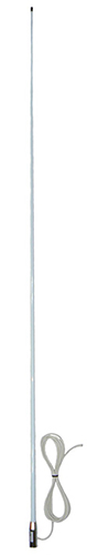 UHF CB radio high gain marine deck mount antenna, 477 MHz, 50W, UHF male PL259, 4.5m RG58A/U, 8.1 dBi - 2.1m