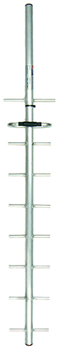 9 element round boom 4G cellular Yagi antenna, aluminium, 890-960 MHz, 50W, N-type female, 200mm cable, 11.5 dBd - 970mm