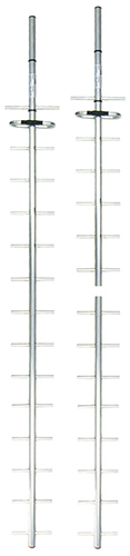 High gain 4G cellular Yagi antenna, 6-15 element, split-boom, aluminium, 825-890 MHz, 50W, N-type female, 200mm cable, 9-14dBd - 0.9 to 1.775m