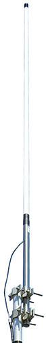 High gain ISM/LoRa mast mount collinear, white, 915-928 MHz, 20W, N-type female, 530mm cable, 8.1 dBi - 2.5m